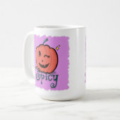Pittige Pompoen Specerij Koffiemok (Voorkant links)