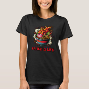 Pittige Ramen Japanse Noedelstraat Kunst T-shirt