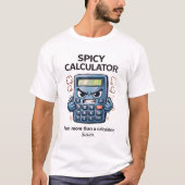 Pittige Rekenmachine T-shirt (Voorkant)