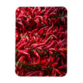 Pittige rode chili in de stad Kalocsa Magneet (Verticaal)