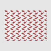 Pittige rode chilipepers tissuepapier (Voorkant)