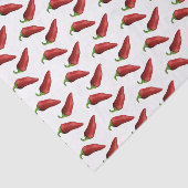 Pittige rode chilipepers tissuepapier (Detail)