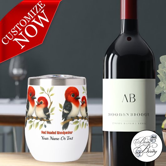 pittige roodharige specht