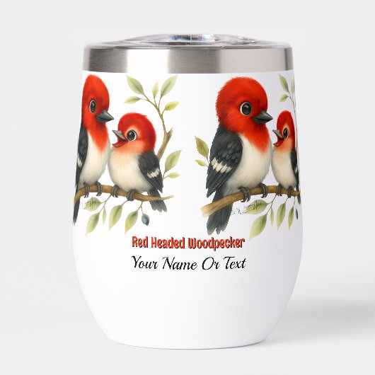 pittige roodharige specht (Voorkant)