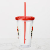 pittige roodharige specht acryl drinkbeker (Rechts)