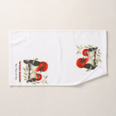 pittige roodharige specht bad handdoek (Handdoek)