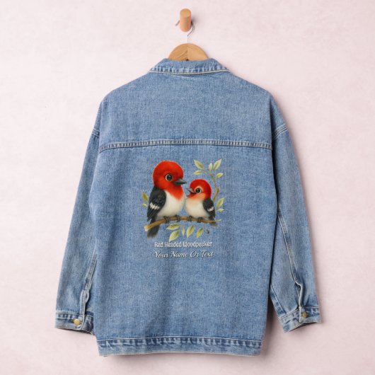 pittige roodharige specht denim jacket (Hangar)
