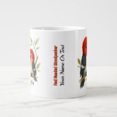 pittige roodharige specht grote koffiekop (Voorkant)