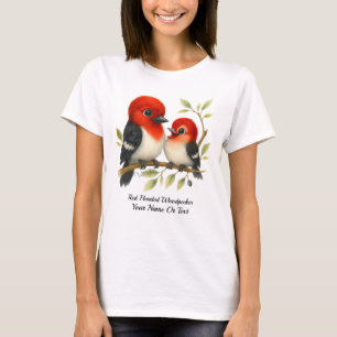 pittige roodharige specht t-shirt