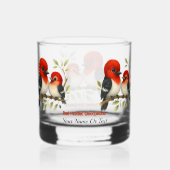 pittige roodharige specht whisky glas (Voorkant)