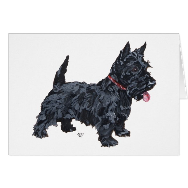 Pittige Scottie Hond (Voorkant Horizontaal)