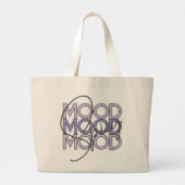 Pittige stemming grote tote bag (Achterkant)