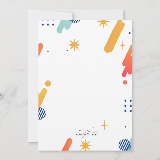 pittige uitnodiging (Achterkant)