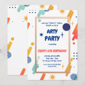 pittige uitnodiging (Voorkant / Achterkant)