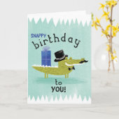 Pittige Verjaardag Kaart (Gele Bloem)