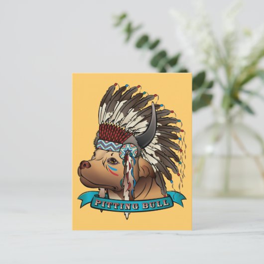 Pitting Bull Briefkaart (Staand voorkant)