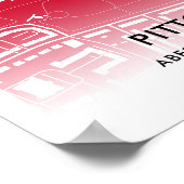 Pittodrie Stadion Poster – Thuisbasis van Aberdeen (Hoek)