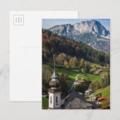 Pittoresk Beierse dorp, Duitsland Briefkaart (Voorkant / Achterkant)