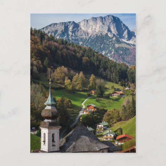 Pittoresk Beierse dorp, Duitsland Briefkaart (Voorkant)