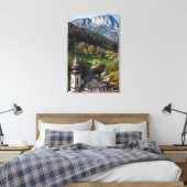 Pittoresk Beierse dorp, Duitsland Canvas Afdruk (Insitu (Slaapkamer))