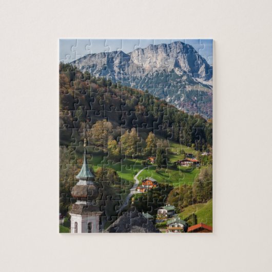 Pittoresk Beierse dorp, Duitsland Legpuzzel (Verticaal)
