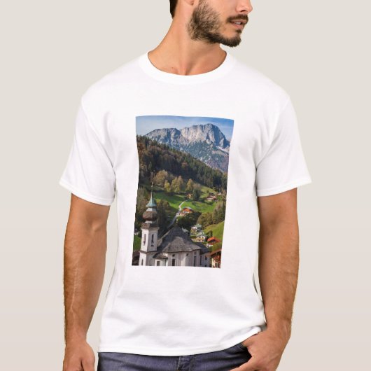 Pittoresk Beierse dorp, Duitsland T-shirt (Voorkant)