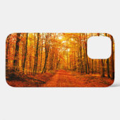 Pittoresk herfstweglandschap Case-Mate iPhone case (Achterkant (horizontaal))