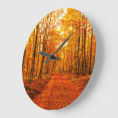 Pittoresk herfstweglandschap grote klok (Hoek)