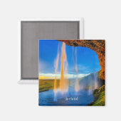 Pittoresk IJsland, skogafoss foto Magneet