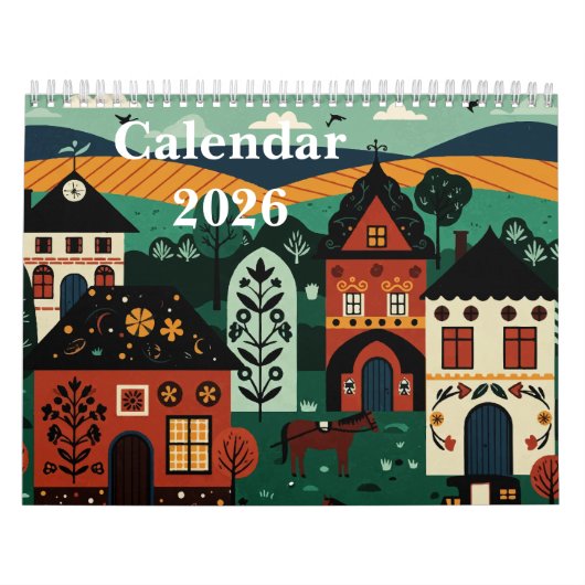 Pittoresk landschap kalender (Hoes)