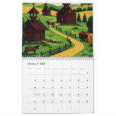 Pittoresk landschap kalender (Jan 2027)