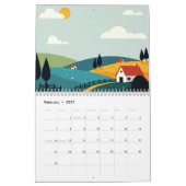 Pittoresk landschap kalender (Feb 2027)