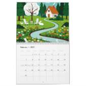 Pittoresk landschap kalender (Feb 2027)