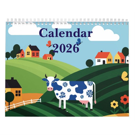 Pittoresk landschap kalender (Hoes)