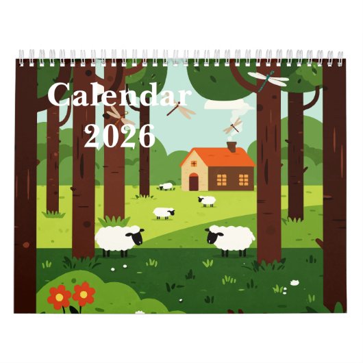 Pittoresk landschap kalender (Hoes)