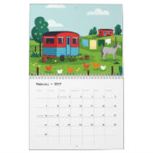 Pittoresk landschap kalender (Feb 2027)