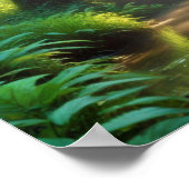 Pittoresk Landschap Panoramische River Natuur Kalm Poster (Hoek)