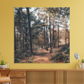 Pittoresk ontspannend bos canvas afdruk (Insitu (Woonkamer))