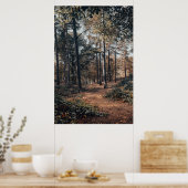 Pittoresk ontspannend bos poster (Keuken)