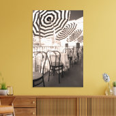 Pittoresk restaurantbalkon, Italië Canvas Afdruk (Insitu (Woonkamer))