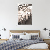 Pittoresk restaurantbalkon, Italië Canvas Afdruk (Insitu (Slaapkamer))