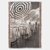 Pittoresk restaurantbalkon, Italië Deken (Voorkant Verticaal)