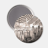 Pittoresk restaurantbalkon, Italië Magneet (Voorkant / Achterkant)