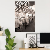 Pittoresk restaurantbalkon, Italië Poster (Thuiskantoor)