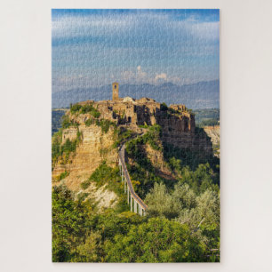 Pittoresk uitzicht op Civita di Bagnoregio legpuzz Legpuzzel