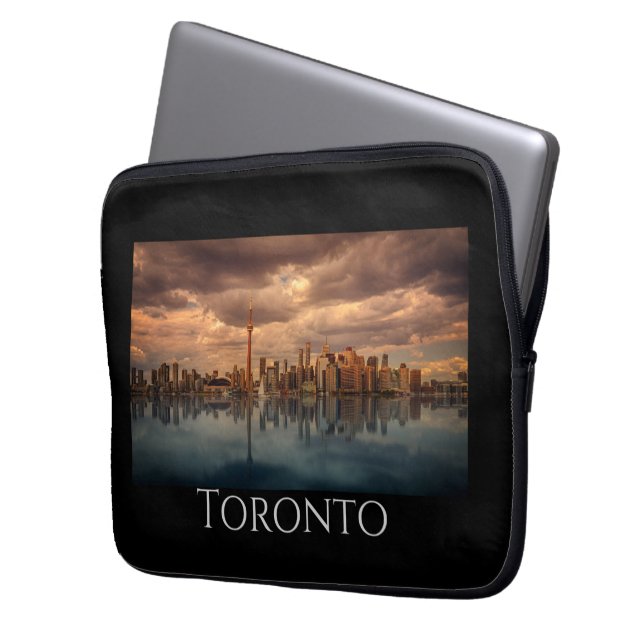 Pittoresk uitzicht op Toronto Laptop Sleeve (Voorkant Links)