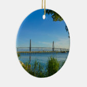 Pittoreske Arthur Ravenel-brug Keramisch Ornament (Rechts)