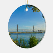 Pittoreske Arthur Ravenel-brug Keramisch Ornament (Links)