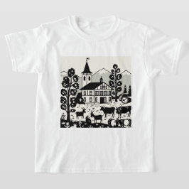 Pittoreske berglandschap t-shirt