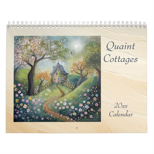 Pittoreske Cottages in de Bossen Kalender (Hoes)